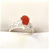 Image 2 : Silver Agate Ring (~Size 7)(Ring is resizable for $40), Suggested Retail Value $70