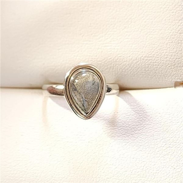 Silver Gemstone Ring (~Size 6.5)(Ring is resizable for $40) (~length 0 inches), Suggested Retail Val