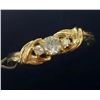 Image 2 : 10K Yellow Gold Diamond (0.15ct) Ring (~Size 5.75)(Ring is resizable for $40) (~weight 1.47g), Made 
