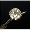 Image 1 : 10K White Gold Moissanite(0.75ct) Ring (~Size 6.5)(Ring is resizable for $40) (~weight 1.13g), Made 