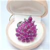 Image 5 : Silver Ruby(8.8ct) Ring (~Size 7.25)(Ring is resizable for $40) (~weight 10.2g), Appraised Retail $9