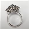 Image 3 : Silver Sapphire(7ct) Ring (~Size 7)(Ring is resizable for $40) (~weight 7.59g), Appraised Retail $85