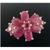 Image 2 : Silver Ruby(5ct) Ring (~Size 8.5)(Ring is resizable for $40) (~weight 4.76g), Appraised Retail $800