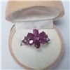 Image 4 : Silver Ruby(5ct) Ring (~Size 8.5)(Ring is resizable for $40) (~weight 4.76g), Appraised Retail $800