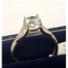Image 6 : 14K White Gold Lab Grown Diamond (1.8Ct,Vs1,Fanit Blue) Ring (~Size 9)(Ring is resizable for $40) (~