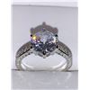 Image 1 : Tiffany Styled Bezel Banded 1.0 Carat Brilliant Cut Solitaire Engagement Ring