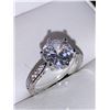 Image 2 : Tiffany Styled Bezel Banded 1.0 Carat Brilliant Cut Solitaire Engagement Ring