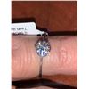 Image 10 : Stamped 14 K Gold Round Cut Moissanite .56 Carat Solitaire Engagement Ring with Appraisal $1240.00