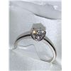 Image 5 : Stamped 14 K Gold Round Cut Moissanite .56 Carat Solitaire Engagement Ring with Appraisal $1240.00