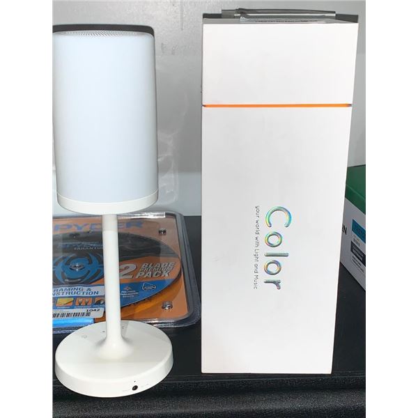 Color Your World Light And Music Table Lamp