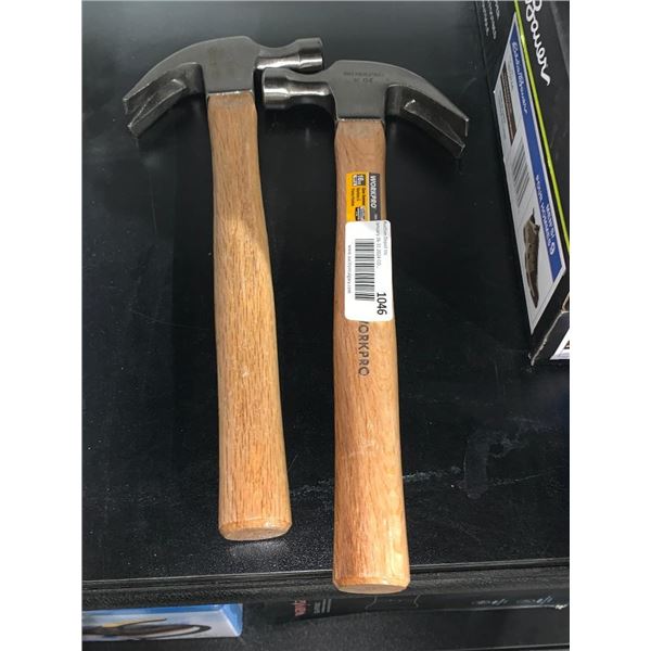 Lot of 2 Claw Hammers