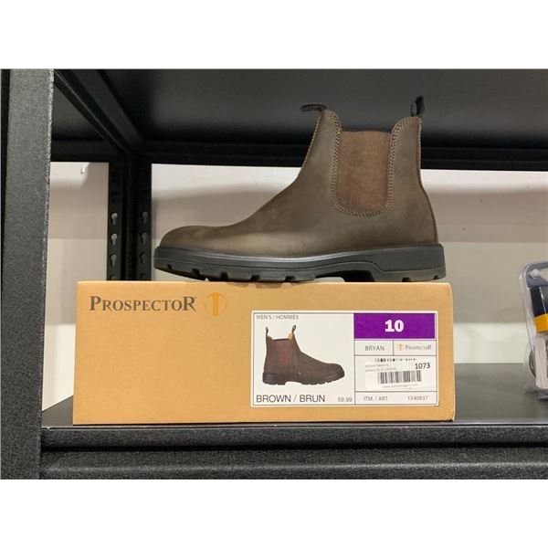 Prospector Men's Brown Bryan Ankle Boot Size 10