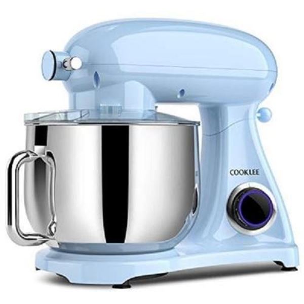 All-Metal COOKLEE Stand Mixer, 800W 8.5-Qt. Kitchen Mixer 10+1 Speeds with Dishwasher-Safe Dough Hoo