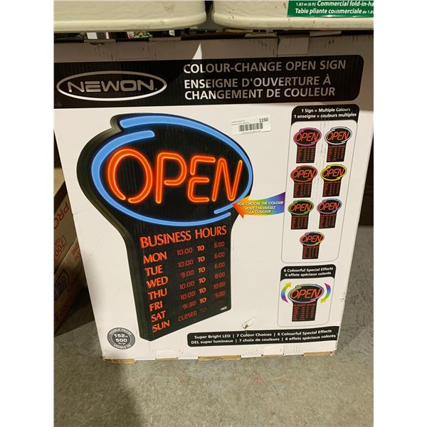 Newon Color Changing Open Sign