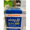 Image 2 : Sylvania Stay-Lit 2 Sets of 100 LED C6 Warm White Lights