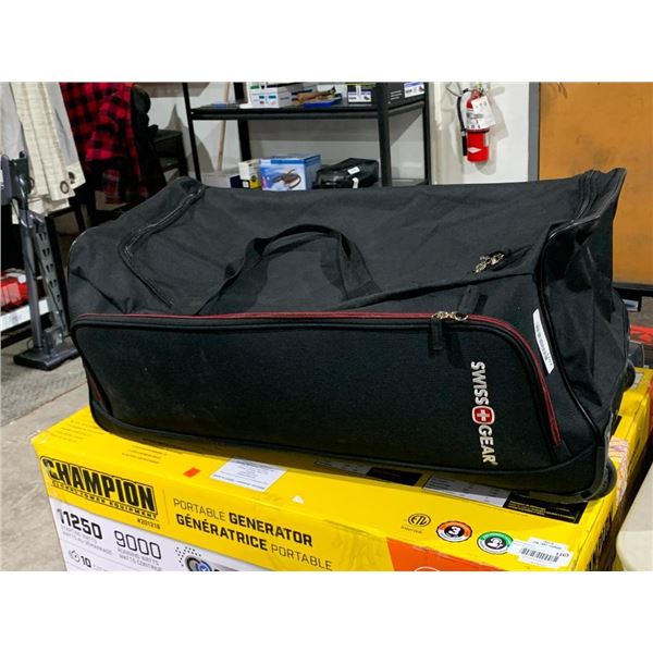 Swiss +Gear Rolling Duffel Bag (Strap on one side unstiched)