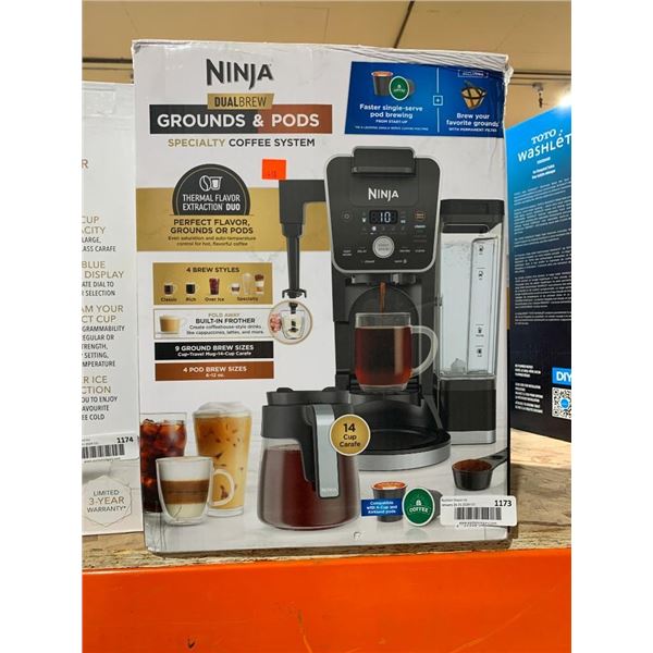 Ninja DualBrew Grounds & Pods Specialty Coffee System