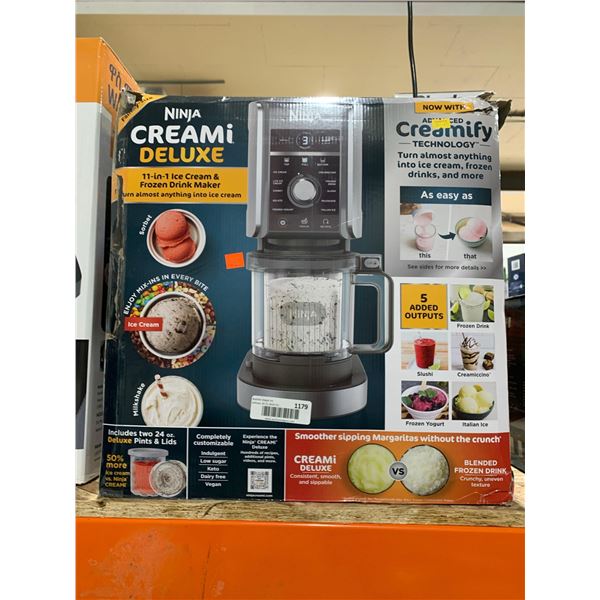 Ninja Creami Deluxe 11 in 1 Ice Cream Maker