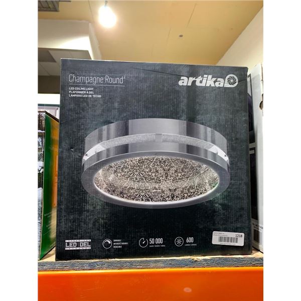 Artika Champagne Round LED Ceiling Light