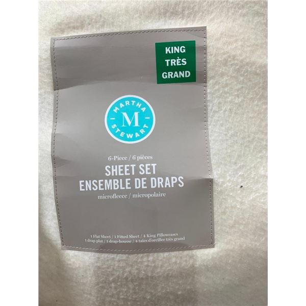 Martha Stewart King Size Sheet Set