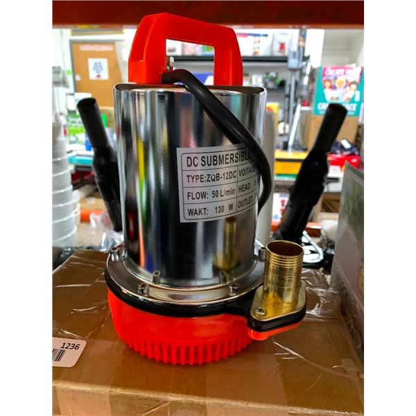 DC Submersable Pump 12 DC Volt - 50)/Min Flow