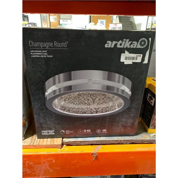 Artika Champagne Round LED Ceiling Light