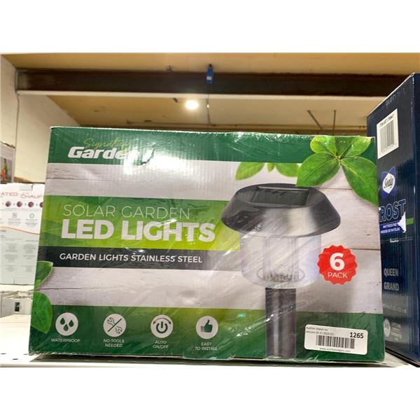 Signature Garden Solar Garden Stake Light Set - 6 pack