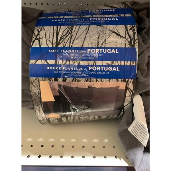 Soft Flannel Portugal 100% Cotton Sheet Set - Queen SIze