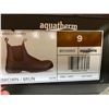Image 1 : Aquatherm Women's Size 9 Brown Leather Ankle Boots
