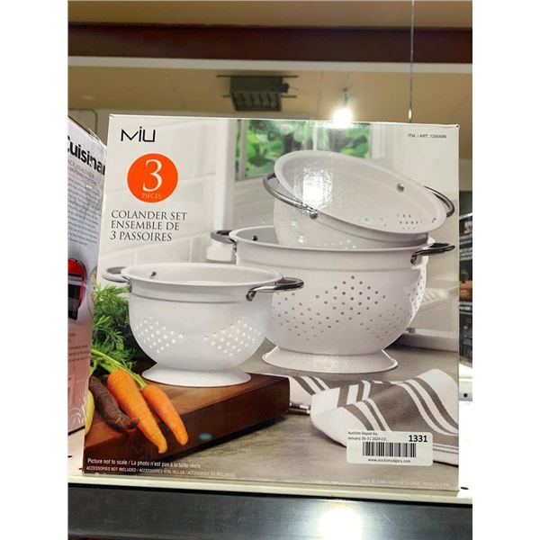 Miu Set of 3 Collanders