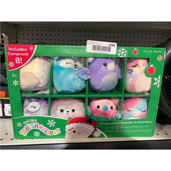Original Squishmallows 8pc Otniments