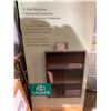 Image 2 : Beginnings Collection 3-Shelf Bookcase Cinnamon Cherry Finish
