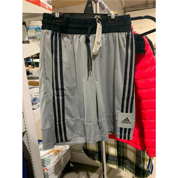 NEW Adidas Mens Athletic Shorts grey medium