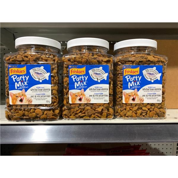 Friskies Party Mix Cat Treats 3 x 454g