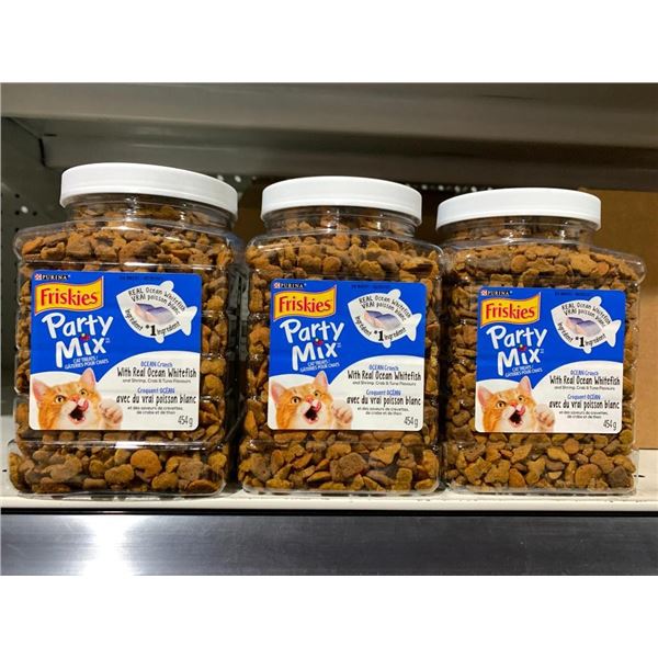 Friskies Party Mix Cat Treats  3 x 454g