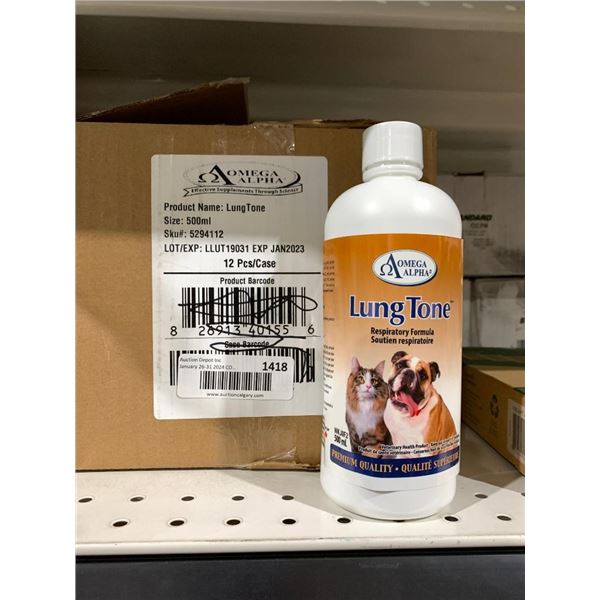 Lung Tone Dog & Cat Supplements Case 12 x 500ml