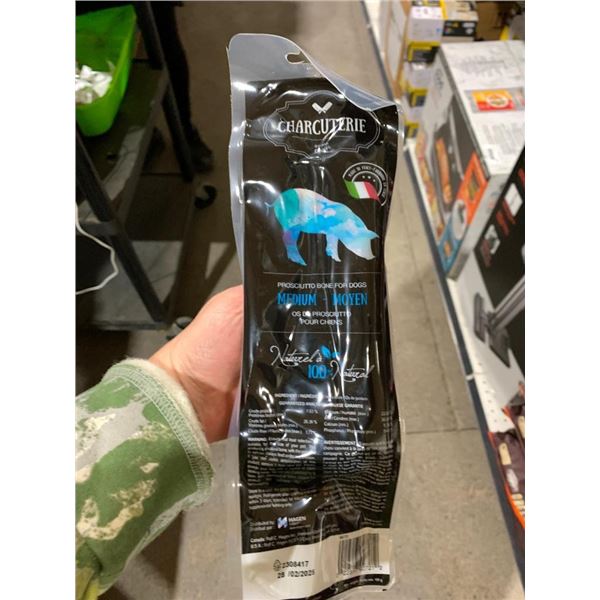 Dog it italian prosciutto bone, medium size x 8 bones