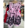 Image 2 : Girls Pink Lace Dress
