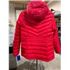 Image 3 : Paradox red womens puffy jacket, size large