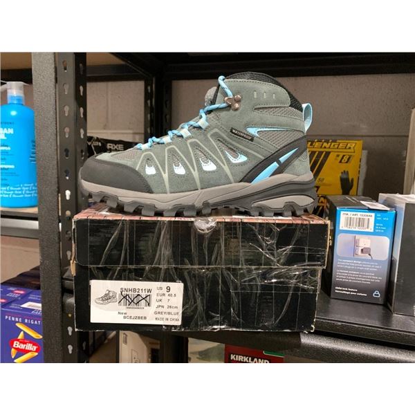 Nortiv8 mens grey/blue hiking boots, size 9