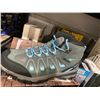 Image 2 : Nortiv8 mens grey/blue hiking boots, size 9