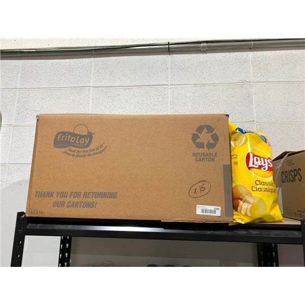 Lays classic potato chips 15x235g