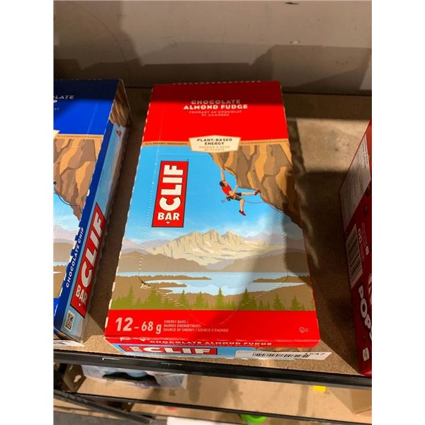 Cliff Chocolate Almond Fudge Energy bars 12 x 68g