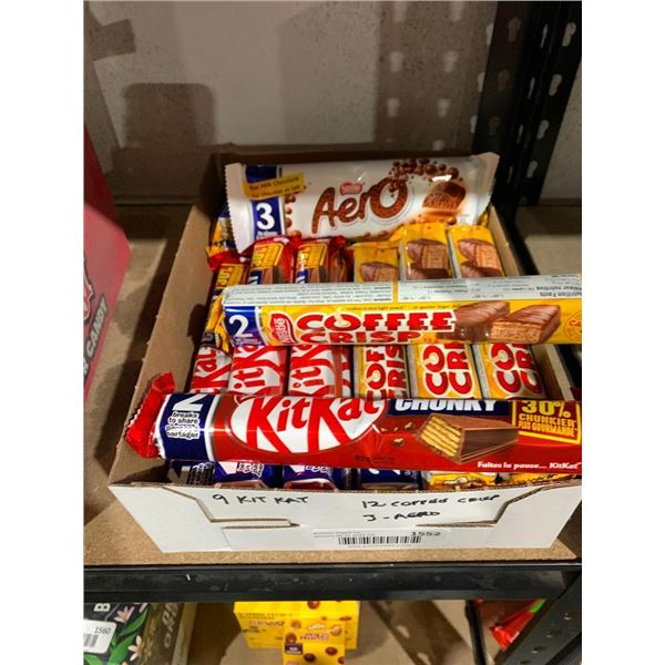 Lot Of Assorted Chocolate bars