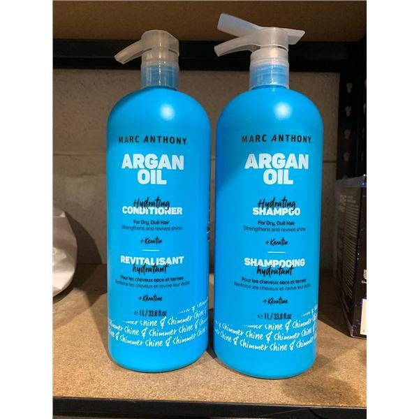 Marc Anthony Argan Oil Hydrating Shampoo & Conditioner 1L each
