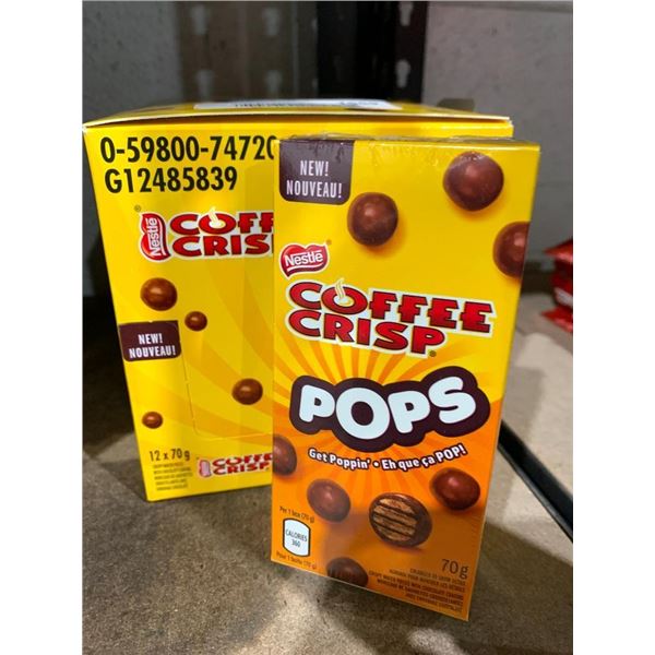 NEstle Coffee Crisps Pops Chocolate 12 x 70g