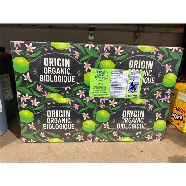 Origin Organic Lime Sparkling Water 24 x 355ml
