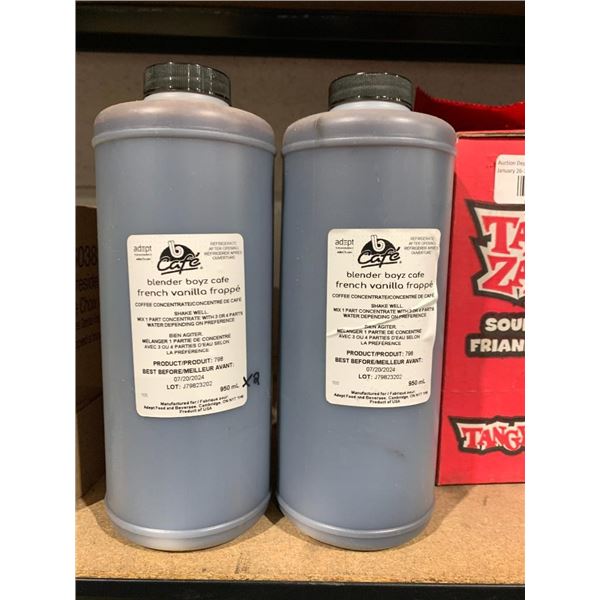 Blender Boyz Cafe French vanilla Frappe Coffee Concentrate 2x950ml