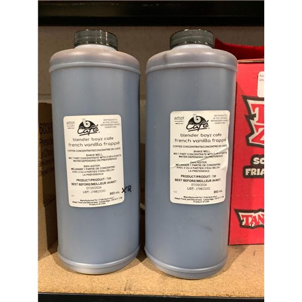 Blender Boyz Cafe French vanilla Frappe Coffee Concentrate 2x950ml