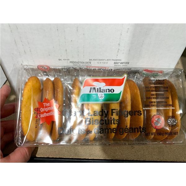 Milano Lady Fingers Biscuits 12x150g